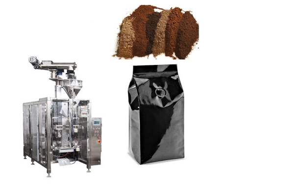 Automatska vertikalna mašina za pakovanje četvorostruka vreća sa ventilom za otplinjavanje za 250g kafe u prahu